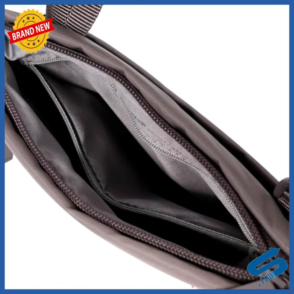 Water-Repellent Crossbody Bag with RFID Protection, 0.92L Capacity - Picture 5 of 5
